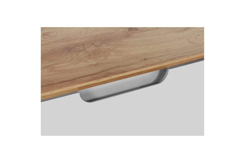 Skænk Ezra 80x40x75 cm, Wotan Eg/Hvid - 80x40x75 cm, Wotan Eg/Hvid - Opbevaring - Opbevaringsmøbler - Skænke & sideboards