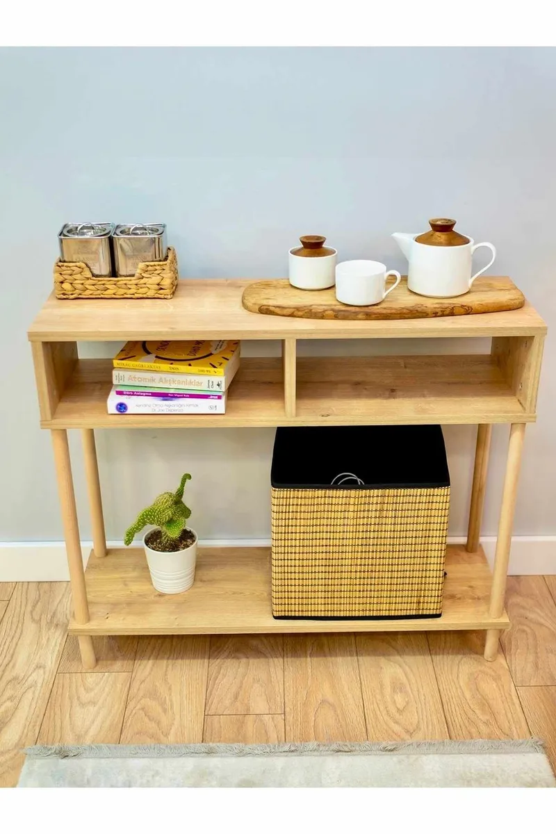 Skænk Hanah Home Peka Sideboard (90 x 75 x 30 cm) Sapphire Oak - Sapphire Oak - Opbevaring - Opbevaringsmøbler - Skænke & sideboards