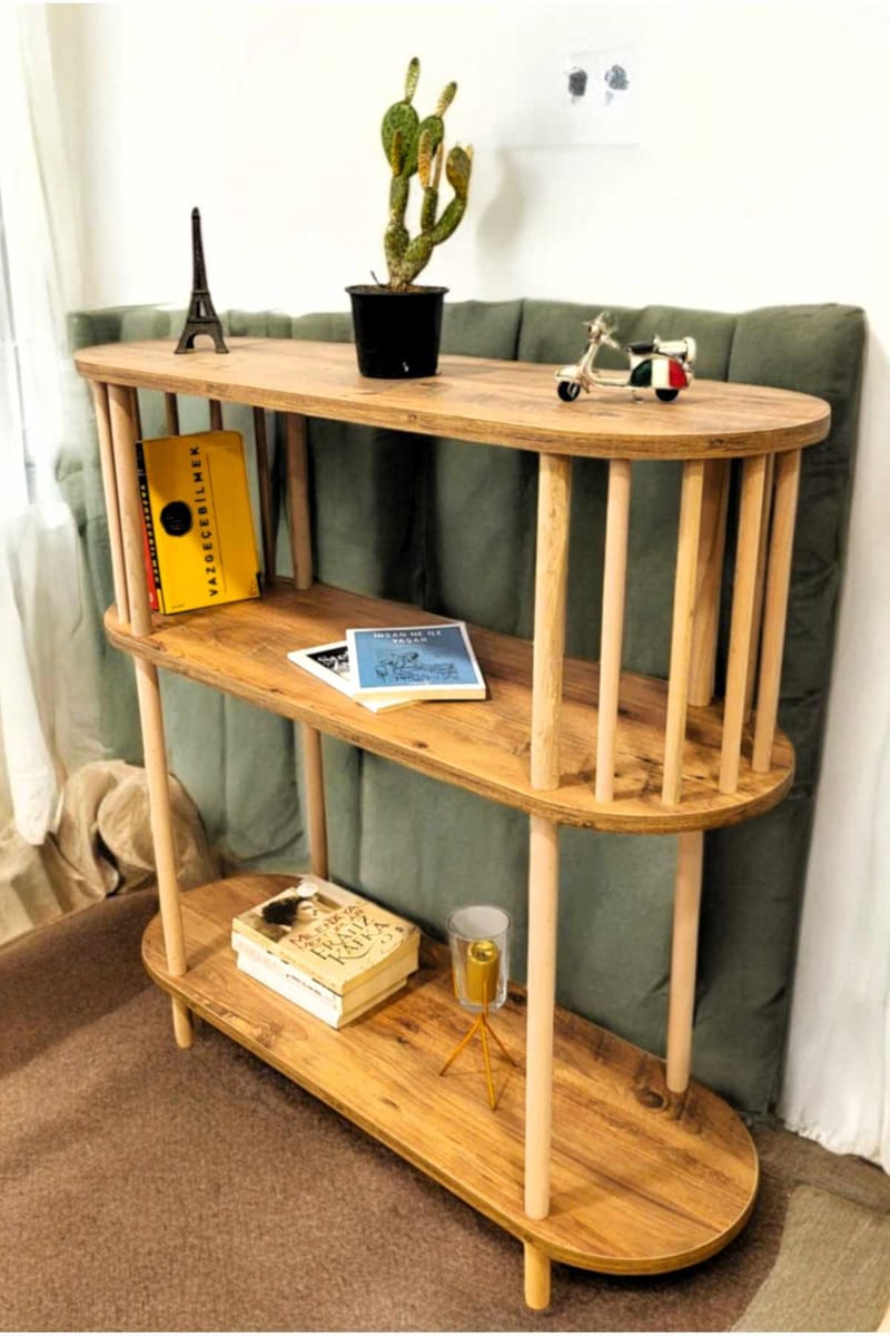 Skænk Hanah Home Peka Slim (90 x 90 x 30 cm) Fyrretræ - Fyrretræ - Opbevaring - Opbevaringsmøbler - Skænke & sideboards
