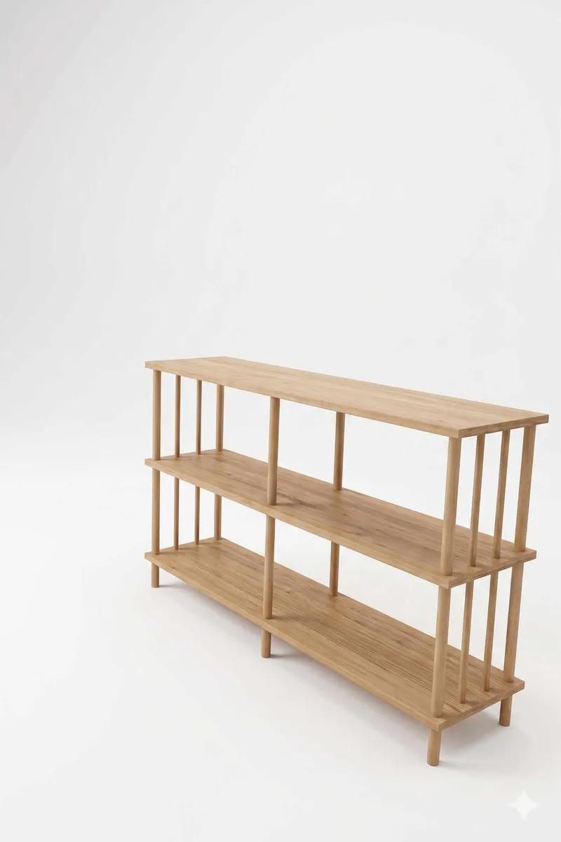 Skænk Hanah Home Peka Wide (120 x 73 x 30 cm) Fyrretræ, Fyrretræ