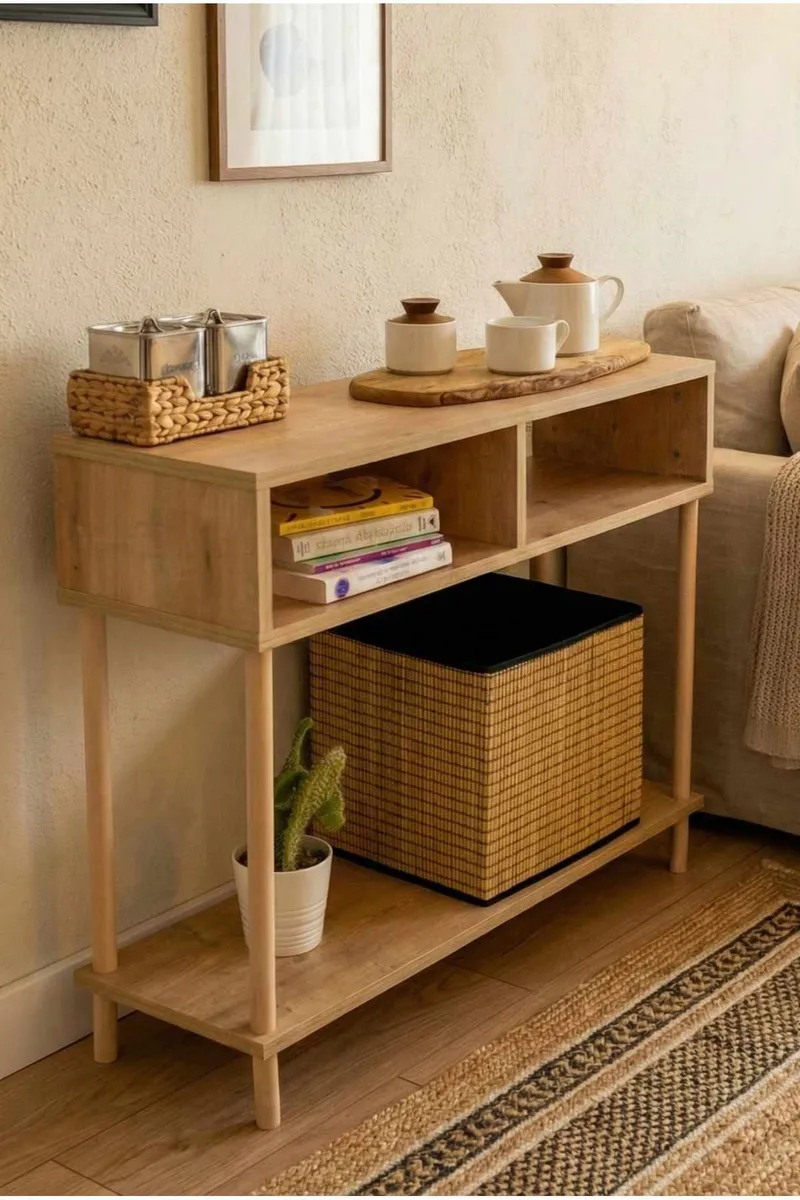 Skænk Hanah Home Peka Sideboard (90 x 75 x 30 cm) Sapphire Oak, Sapphire Oak