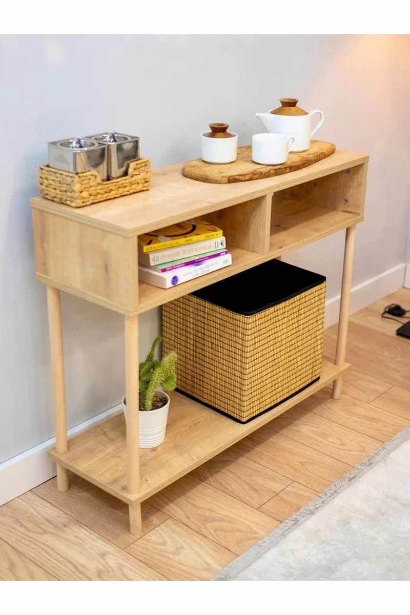 Skænk Hanah Home Peka Sideboard (90 x 75 x 30 cm) Sapphire Oak - Sapphire Oak - Opbevaring - Opbevaringsmøbler - Skænke & sideboards
