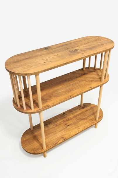 Skænk Hanah Home Peka Slim (90 x 90 x 30 cm) Fyrretræ, Fyrretræ