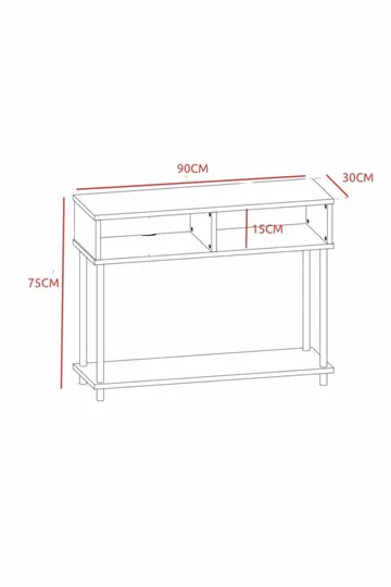 Skænk Hanah Home Peka Sideboard (90 x 75 x 30 cm) Sapphire Oak - Sapphire Oak - Opbevaring - Opbevaringsmøbler - Skænke & sideboards