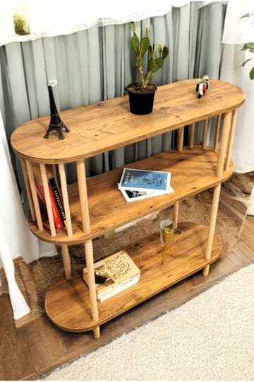 Skænk Hanah Home Peka Slim (90 x 90 x 30 cm) Fyrretræ - Fyrretræ - Opbevaring - Opbevaringsmøbler - Skænke & sideboards