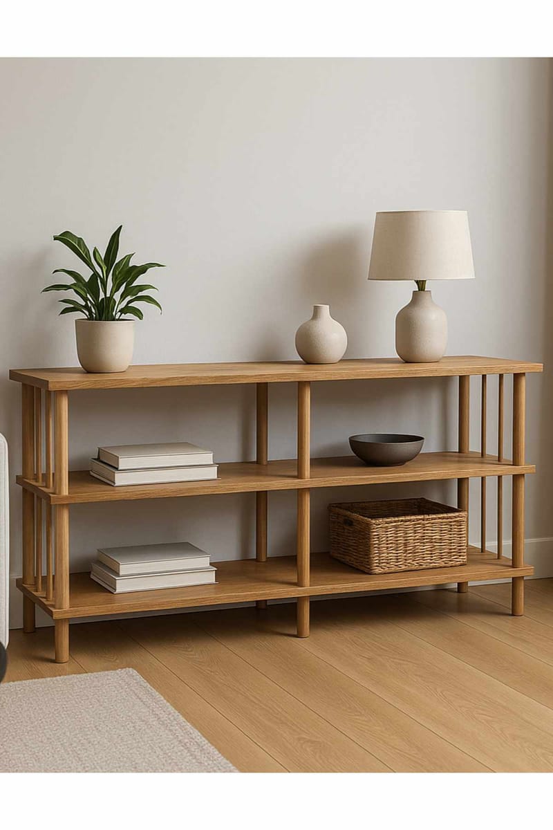 Skænk Hanah Home Peka Wide (120 x 73 x 30 cm) Fyrretræ - Fyrretræ - Opbevaring - Opbevaringsmøbler - Skænke & sideboards