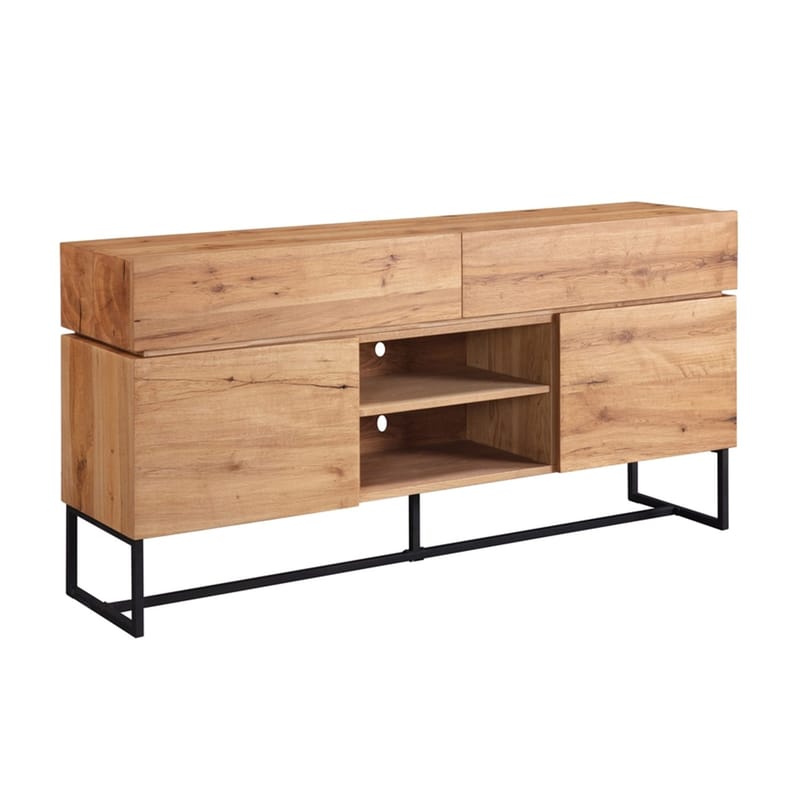 Skænk HOME4YOU Byron 160x41x80 cm Eg - eg - Opbevaring - Opbevaringsmøbler - Skænke & sideboards