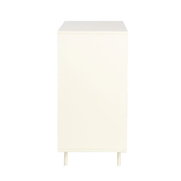 Skænk HOME4YOU Herta 80x40x80 cm - hvid/lyst træ - Opbevaring - Opbevaringsmøbler - Skænke & sideboards