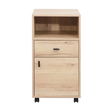 Skænk HOME4YOU Lester 40x48x76 cm Melamin - lyst træ - Opbevaring - Opbevaringsmøbler - Kommode - Arkivskabe
