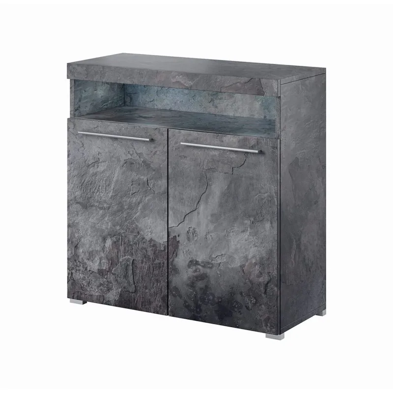 Skænk India 2 døre, Skifer