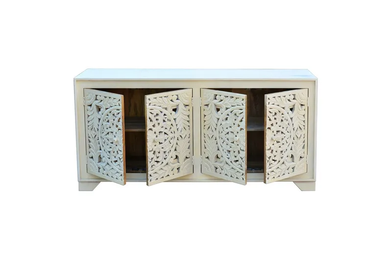 Skænk Kalita Hvid - Hvid - Opbevaring - Opbevaringsmøbler - Skænke & sideboards