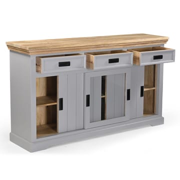 Skænk Loft24 Alpinist - Grå og naturtræ - Opbevaring - Opbevaringsmøbler - Skænke & sideboards