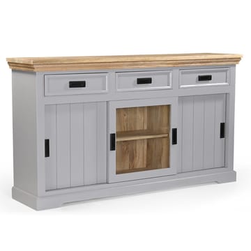 Skænk Loft24 Alpinist - Grå og naturtræ - Opbevaring - Opbevaringsmøbler - Skænke & sideboards