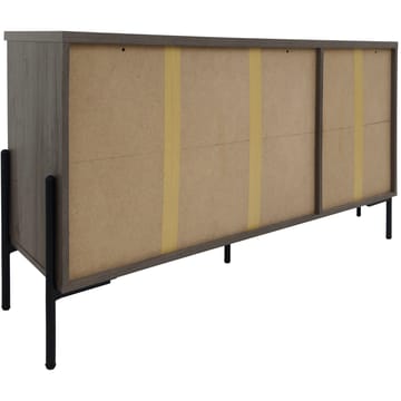 Skænk Loft24 Charlene Hvidt sildebensmønster/hvid eg 3 låger - Hvid eg i sildebensmønster / hvid eg - Opbevaring - Opbevaringsmøbler - Skænke & sideboards