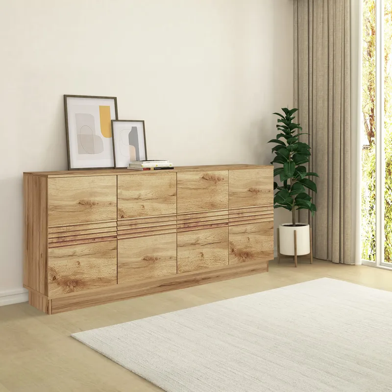 Skænk Loft24 Toro Wotan-eg - Wotan-eg - Opbevaring - Opbevaringsmøbler - Skænke & sideboards
