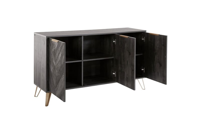 Skænk Mørkt træ 133x40x75 cm - 133x40x75 cm - Opbevaring - Opbevaringsmøbler - Skænke & sideboards