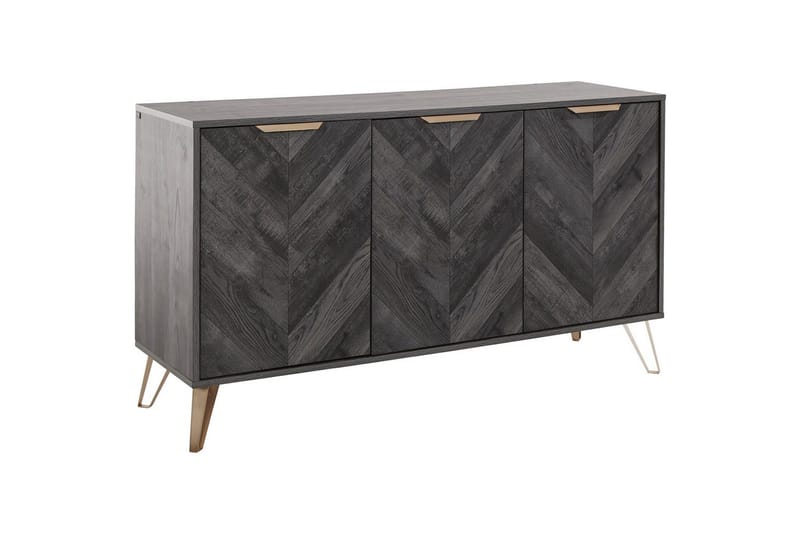 Skænk Mørkt træ 133x40x75 cm - 133x40x75 cm - Opbevaring - Opbevaringsmøbler - Skænke & sideboards