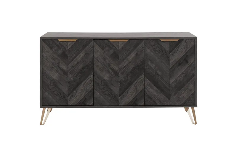 Skænk Mørkt træ 133x40x75 cm - 133x40x75 cm - Opbevaring - Opbevaringsmøbler - Skænke & sideboards