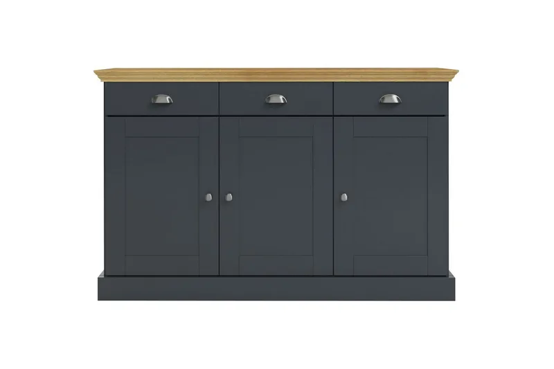 Skænk Motala Antracit/Eg - Antracit/Eg - Opbevaring - Opbevaringsmøbler - Skænke & sideboards