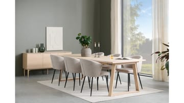 Skænk Nordal 3 Døre - Brunlakeret egetræsfiner - Opbevaring - Opbevaringsmøbler - Skænke & sideboards