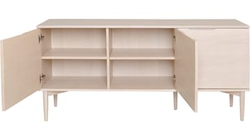 Skænk Nordal 3 Døre - Brunlakeret egetræsfiner - Opbevaring - Opbevaringsmøbler - Skænke & sideboards