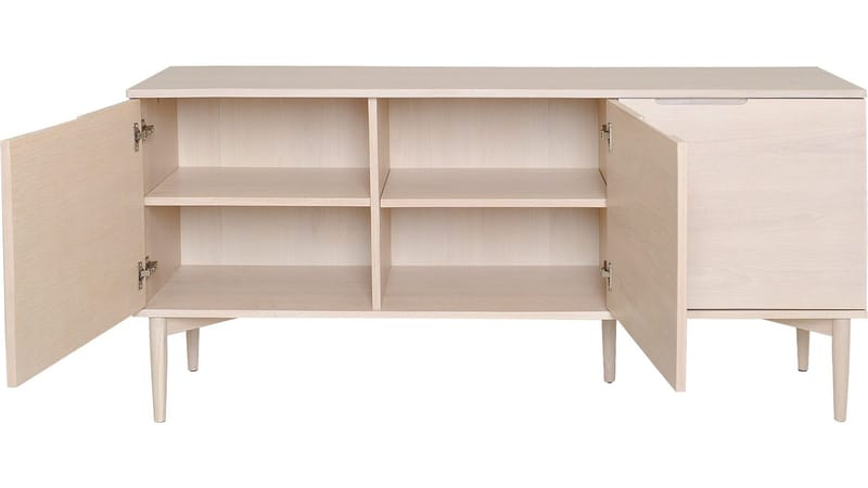 Skænk Nordal 3 Døre - Brunlakeret egetræsfiner - Opbevaring - Opbevaringsmøbler - Skænke & sideboards