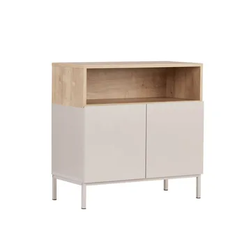 Skænk Nordure Palmer (80 x 80 x 40 cm) Sandsten Safir Eg - Sandsten Safir Eg - Opbevaring - Opbevaringsmøbler - Skænke & sideboards