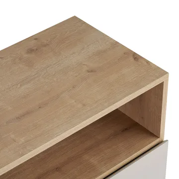 Skænk Nordure Palmer (80 x 80 x 40 cm) Sandsten Safir Eg - Sandsten Safir Eg - Opbevaring - Opbevaringsmøbler - Skænke & sideboards