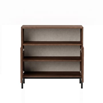 Skænk Nordure Palmer (80 x 80 x 40 cm) Milano Valnød Sort - Milano valnød og sort - Opbevaring - Opbevaringsmøbler - Skænke & sideboards