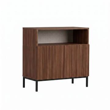 Skænk Nordure Palmer (80 x 80 x 40 cm) Milano Valnød Sort - Milano valnød og sort - Opbevaring - Opbevaringsmøbler - Skænke & sideboards