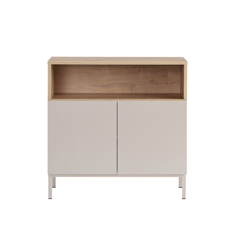 Skænk Nordure Palmer (80 x 80 x 40 cm) Sandsten Safir Eg - Sandsten Safir Eg - Opbevaring - Opbevaringsmøbler - Skænke & sideboards