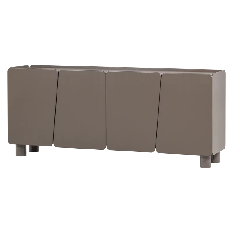 Skænk Root 200 cm, Trøffelbrun