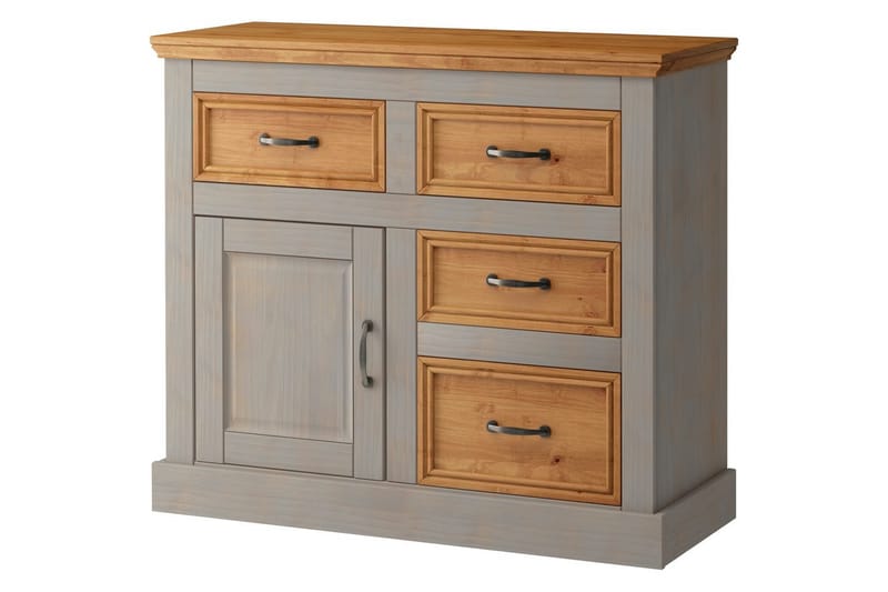 Skænk Selma 100x38x87 cm, Grå/Plet/Voks, 100x38x87 cm, Gr�å/Plet/Voks