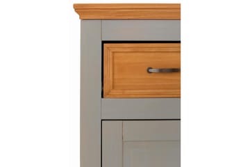 Skænk Selma 100x38x87 cm, Grå/Plet/Voks - 100x38x87 cm, Grå/Plet/Voks - Opbevaring - Opbevaringsmøbler - Skænke & sideboards
