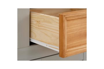Skænk Selma 145x38x87 cm, Grå/Plet/Voks - 145x38x87 cm, Grå/Plet/Voks - Opbevaring - Opbevaringsmøbler - Skænke & sideboards