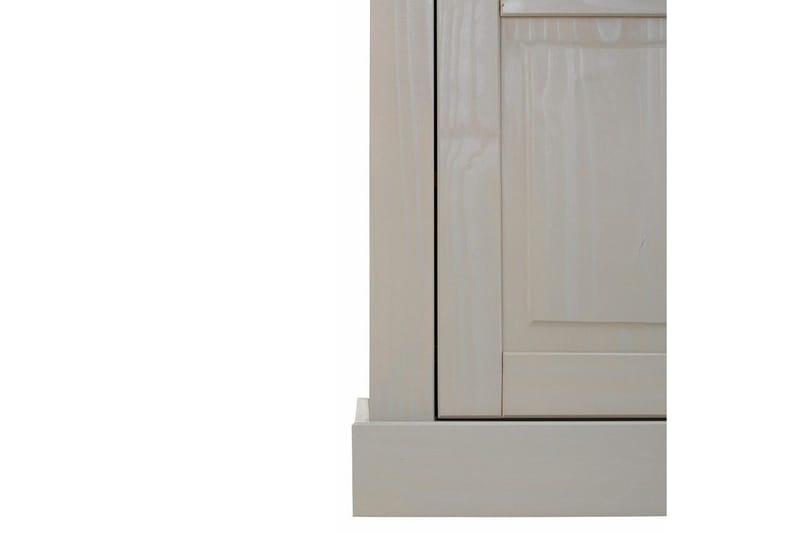 Skænk Selma 145x38x87 cm, Grå/Plet/Voks - 145x38x87 cm, Grå/Plet/Voks - Opbevaring - Opbevaringsmøbler - Skænke & sideboards