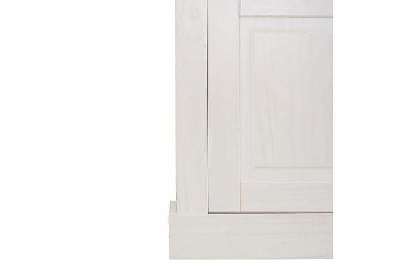 Skænk Selma 145x38x87 cm, Hvid/Plet/Voks - 145x38x87 cm, Hvid/Plet/Voks - Opbevaring - Opbevaringsmøbler - Skænke & sideboards