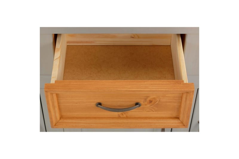 Skænk Selma 190x38x87, Grå/Plet/Voks - 190x38x87, Grå/Plet/Voks - Opbevaring - Opbevaringsmøbler - Skænke & sideboards