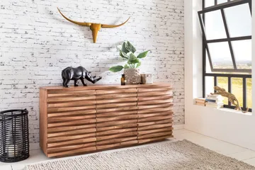 Aggrey Skænk i Træ - Brun - Opbevaring - Opbevaringsmøbler - Skænke & sideboards