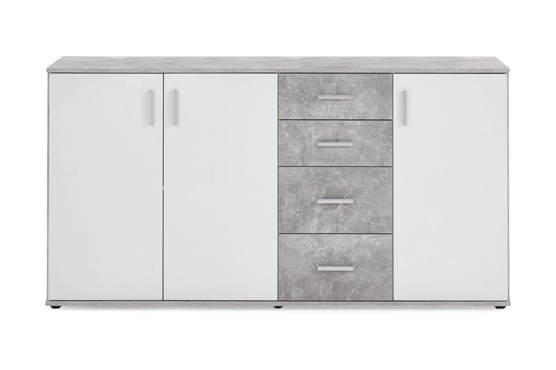 Albi Skænk 160 cm - Grå/Hvid - Opbevaring - Opbevaringsmøbler - Skænke & sideboards