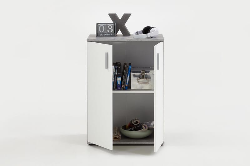 Albi Skænk 60 cm - Grå/Hvid - Opbevaring - Opbevaringsmøbler - Skænke & sideboards