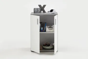 Albi Skænk 60 cm - Grå/Hvid - Opbevaring - Opbevaringsmøbler - Skænke & sideboards