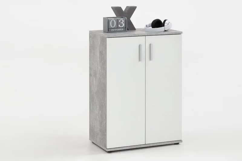 Albi Skænk 60 cm - Grå/Hvid - Opbevaring - Opbevaringsmøbler - Skænke & sideboards