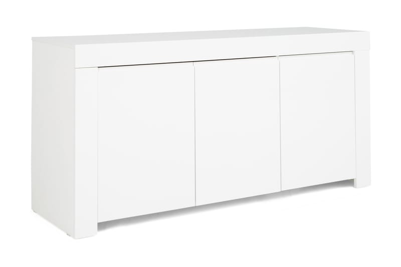 Amalfi Skænk 162 cm 3 Låger - Hvid Højglans - Opbevaring - Opbevaringsmøbler - Skænke & sideboards