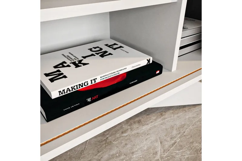 Andifli Sideboard 43x75x150 cm - Hvid - Opbevaring - Opbevaringsmøbler - Skænke & sideboards