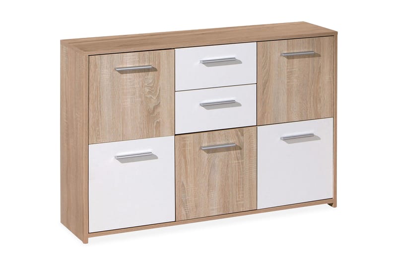Aragon Skænk 115 cm - Hvid/Lys Eg - Opbevaring - Opbevaringsmøbler - Skænke & sideboards