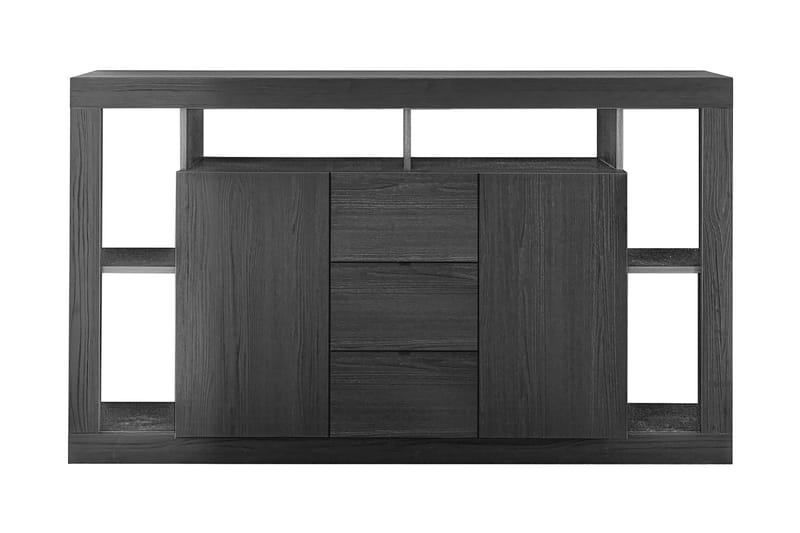 Asfordby Skænk 134x102x42 cm - Sort - Skænke & sideboards