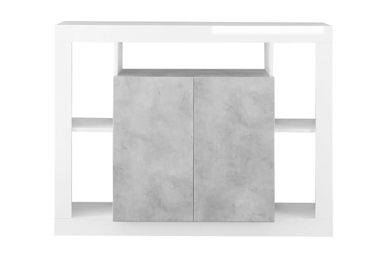 Asfordby Skænk 42x134x102 cm - Hvid/Grå - Opbevaring - Opbevaringsmøbler - Skænke & sideboards