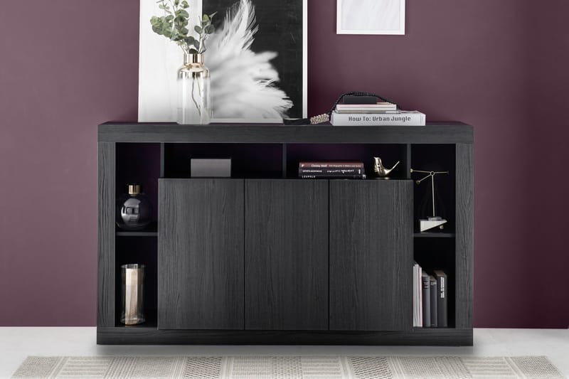 Asfordby Skænk 42x172x102 cm - Sort - Skænke & sideboards