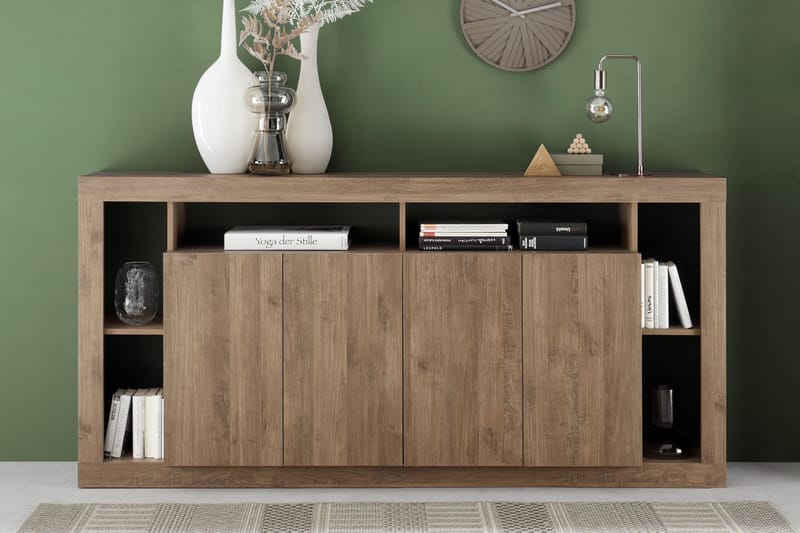 Asfordby Skænk 42x210x102 cm - Brun - Opbevaring - Opbevaringsmøbler - Skænke & sideboards